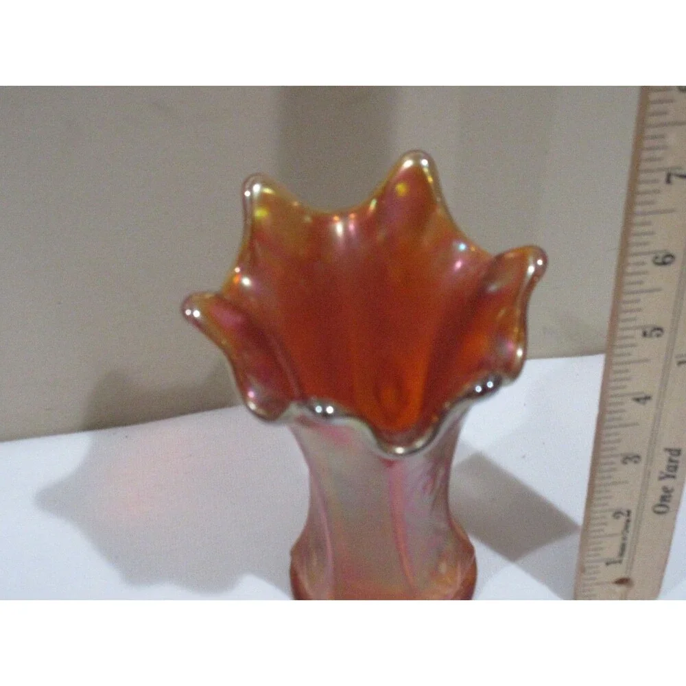 Fenton Marigold Carnival Vase